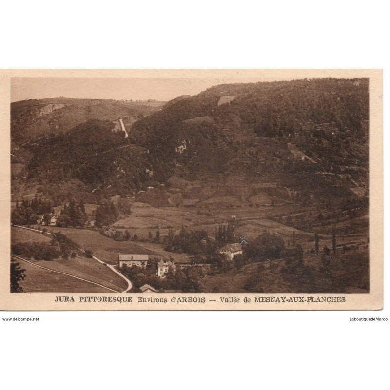 39 - Jura - Environs d'Arbois - Vallée de Mesnay-aux-Planches - Dos Divisé