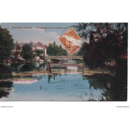 41 - Montoire - Le Pont sur le Loir - Dos Divisé