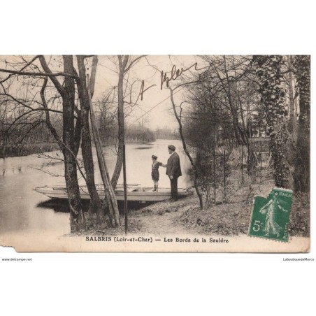 41 - Salbris - Les Bords de la Sauldre - Dos Divisé