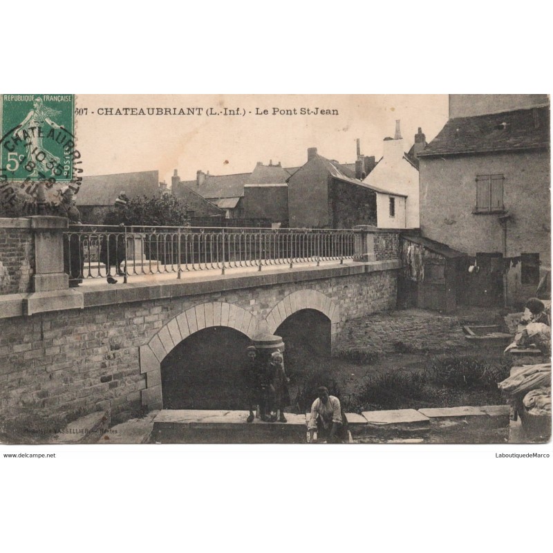 44 - Châteaubriant - Le Pont St-Jean - Dos Divisé