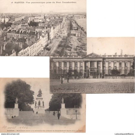 NANTES - Cartes postales anciennes 1900-20