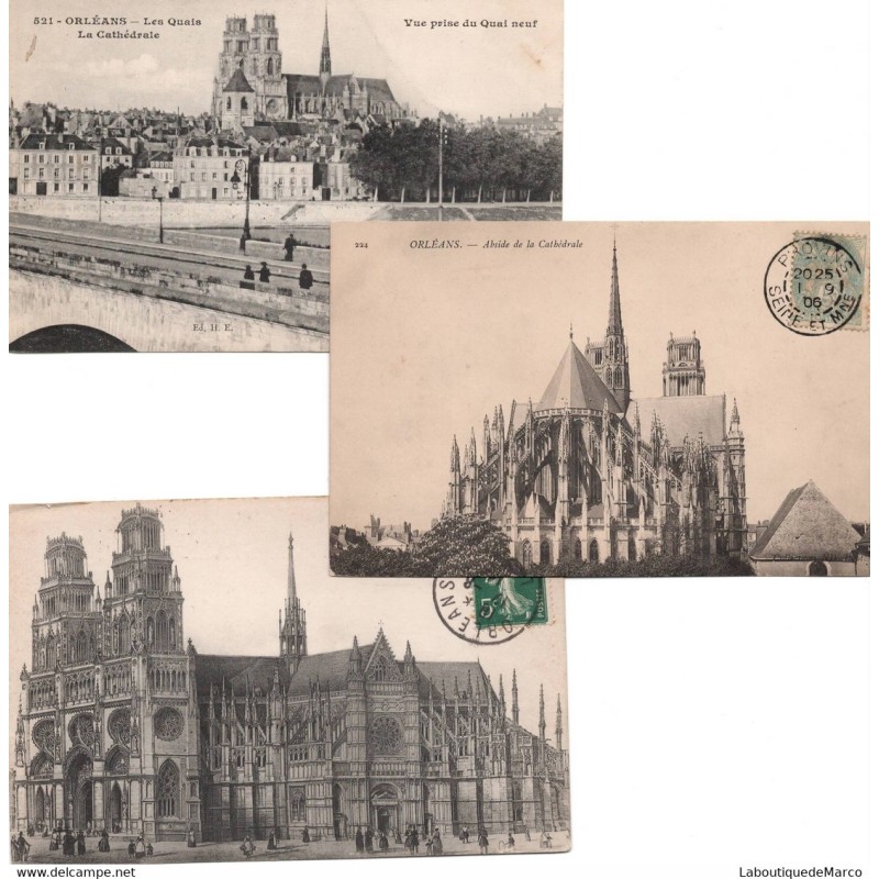 ORLEANS - Cartes postales anciennes 1900-20 - Vintage