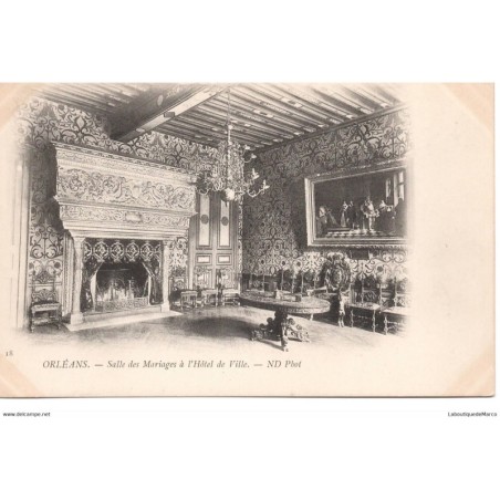 45 - Orléans - Salle des Mariages - Dos non Divisé