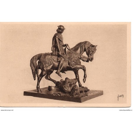 45 - Orléans - Statuette de Jeanne d'Arc - Dos Divisé