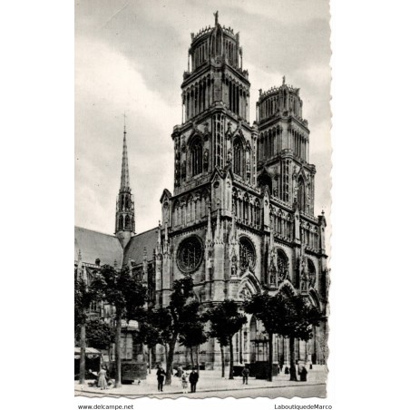 45 - Orléans - La cCathédrale Sainte-Croix 1952 - Dos Divisé