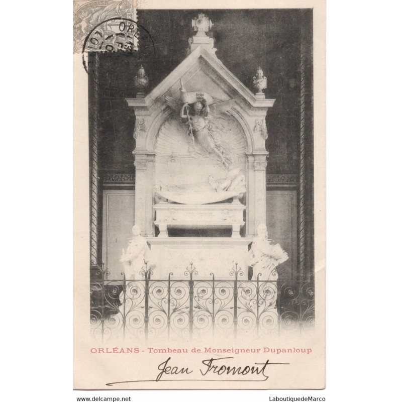 45 - Orléans - Tombeau de Monseigneur Dupanloup - Dos non Divisé