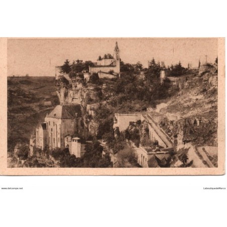 46 - Rocamadour - Montée du Calvaire - Dos Divisé