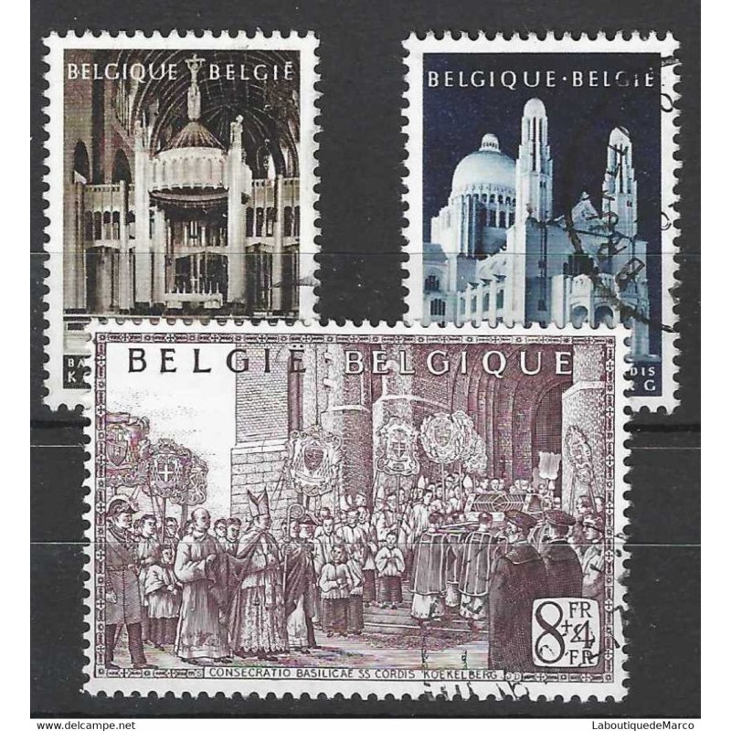 Belgique Yvert et Tellier 879/878 Oblitéré