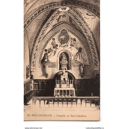 46 - Rocamadour - Chapelle de Saint-Amadour - Dos Divisé