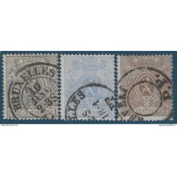 Belgique Yvert No 23/25...