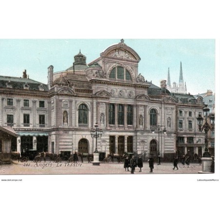 49 - Angers - Le Théâtre - Dos Divisé