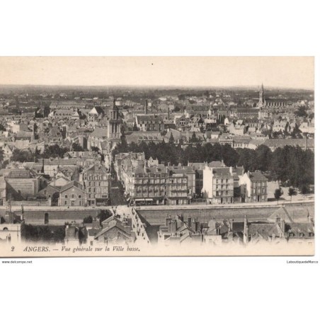 49 - Angers - Vue générale sur la Ville basse - Dos Divisé