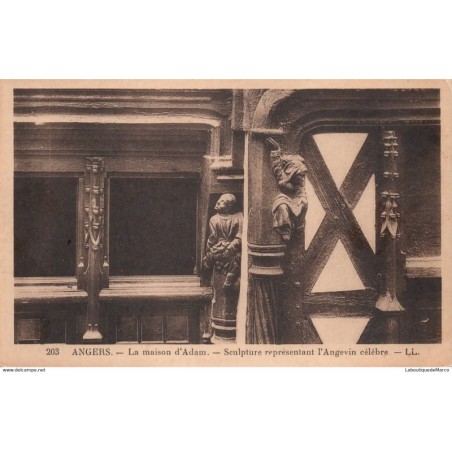 49 - Angers - La maison d'Adam - Dos Divisé