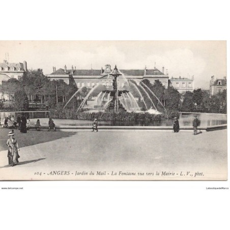 49 - Angers - Jardin du Mail - Dos Divisé