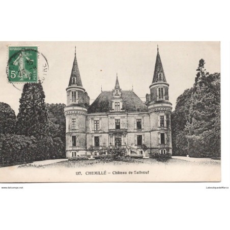 49 - Chemillé - Château de Salb?uf - Dos Divisé