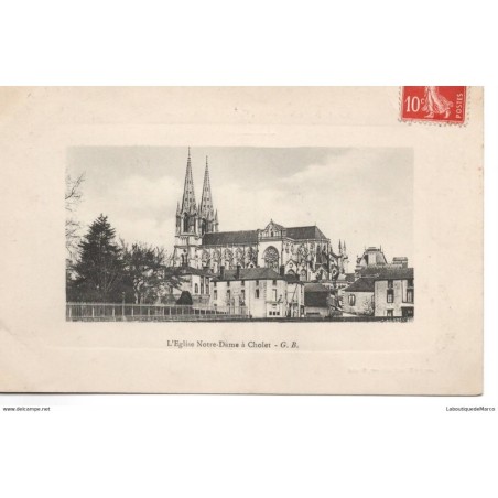 49 - Cholet - L'Eglise - Dos Divisé