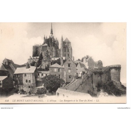 50 - Le Mont-Saint-Michel - L'Abbaye - Dos Divisé