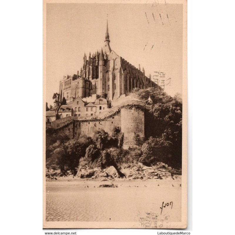 50 - Le Mont-Saint-Michel - La tour du nord - Dos Divisé