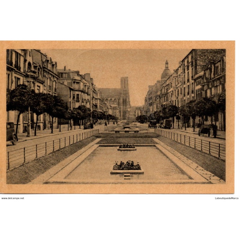 51 - Reims - Cours J.-B Langlet - Dos Divisé