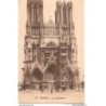 51 - Reims - La Cathédrale (vue de face) - Dos Divisé
