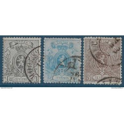 Belgique Yvert No 23/25...