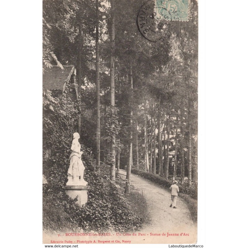 52 - Boubonne-les-Bains - Un coin du Parc - Dos Divisé