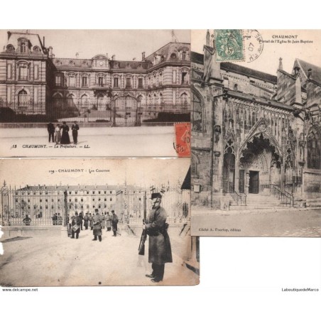 CHAUMONT - Cartes postales anciennes 1900-20