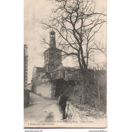 53 - Château-Gontier - Eglise St-Jean - Dos Divisé
