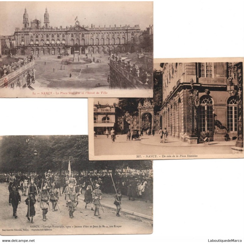 NANCY - Cartes postales anciennes 1900-20 - Vintage