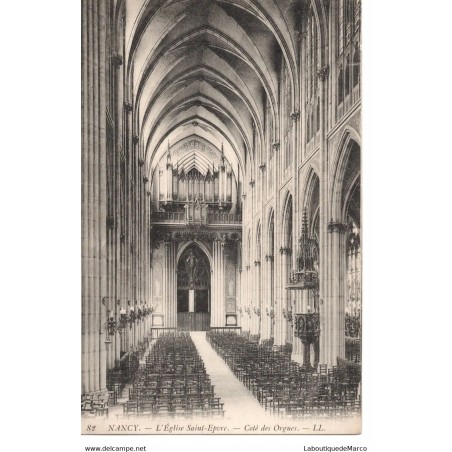 54 - Nancy - L'Eglise Saint-Epvre - Dos Divisé