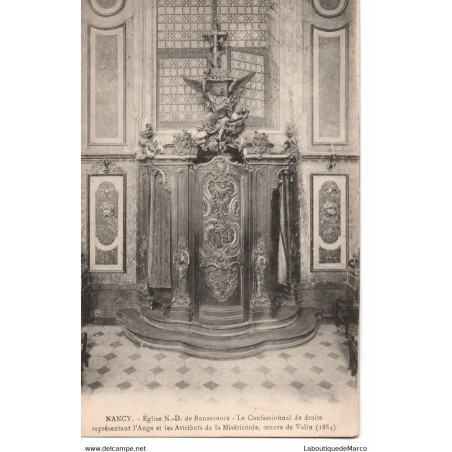 54 - Nancy - L'Eglise N.-D de Bonsecours - Dos Divisé
