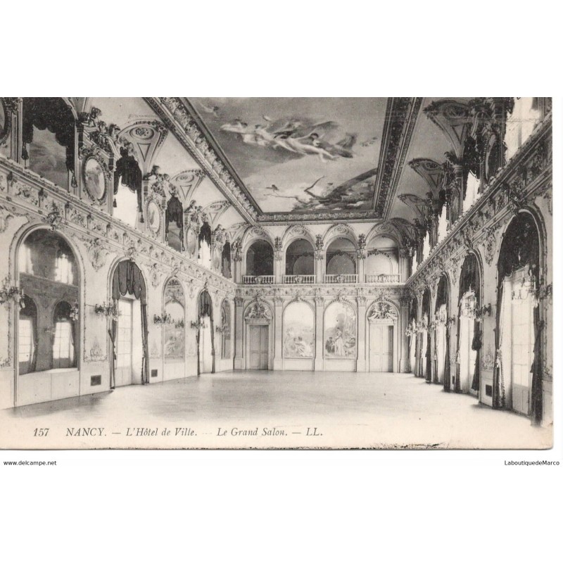 54 - Nancy - Hôtel de Ville - Le Grand Salon - Dos Divisé