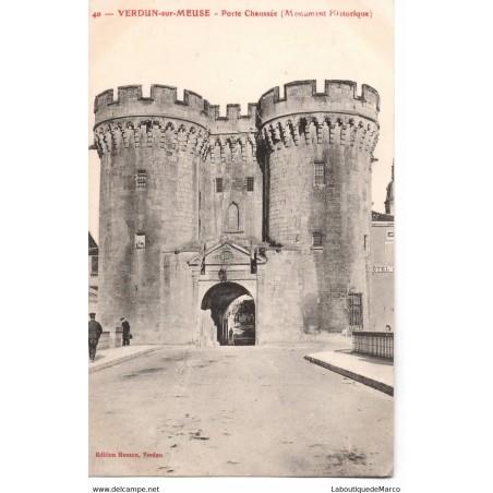 55 - Verdun-sur-Meuse - Port Chaussée - Dos Divisé