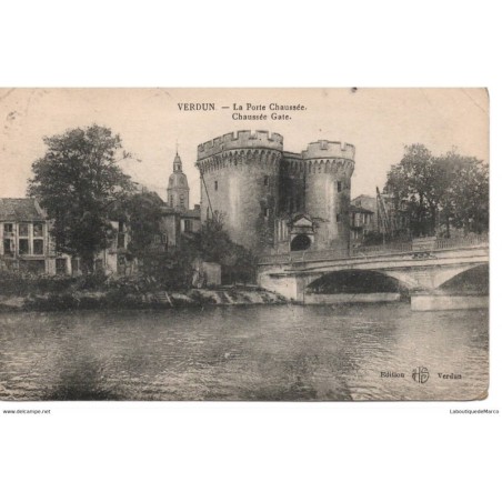 55 - Verdun - La Porte Chaussée - Dos Divisé