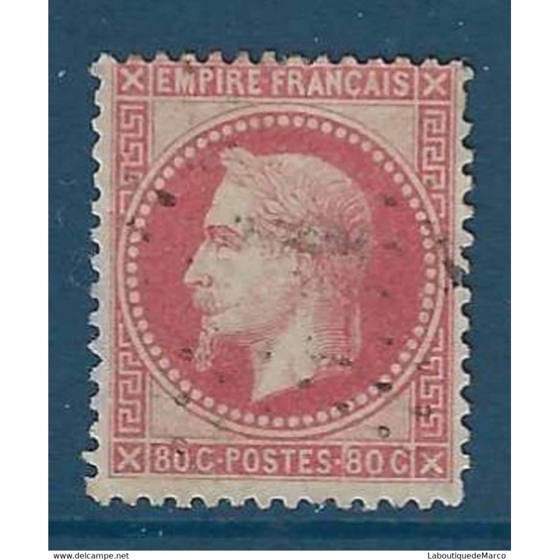 France Yvert No 32 Oblitere 80 cts Empire laure