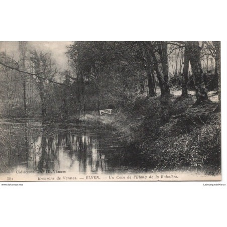 56 - Elven - Un Coin de l'Etang de la Boissière - Dos Divisé