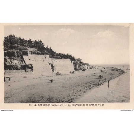44 - La Bernerie - Le Tournant de la Grande Plage - Dos Divisé