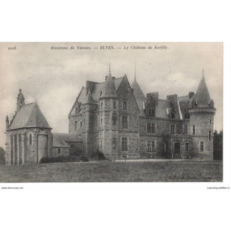 56 - Environs de Vannes - Le Château de Kerfily - Dos Divisé