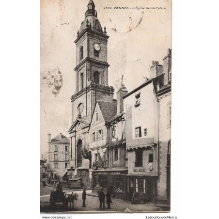 56 - Vannes - L'Eglise Saint-Patern - Dos Divisé
