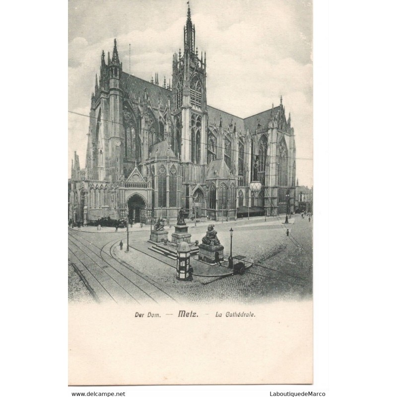 57 - Metz - La Cathédrale - Dos Divisé