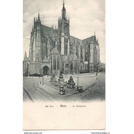 57 - Metz - La Cathédrale - Dos Divisé
