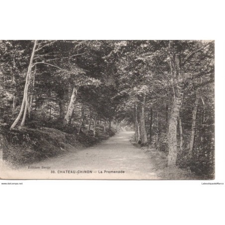 58 - Château-Chinon - La Promenade - Dos Divisé