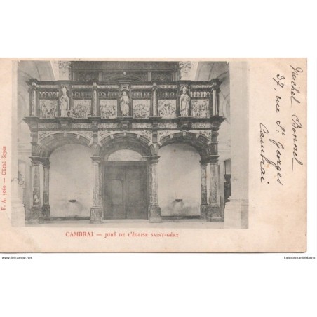 59 - Cambrai - Jubé de l'Eglise Saint-Géry - Dos non Divisé