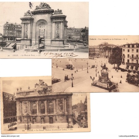 LILLE - Cartes postales anciennes 1900-20 - Vintage
