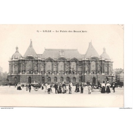 59 - Lille - Le Palais des Beaux Arts - Dos Divisé