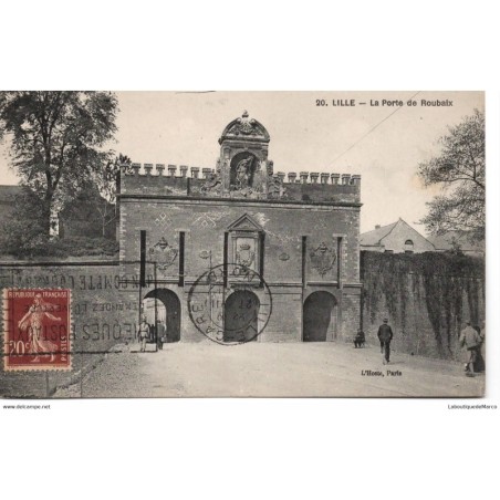 59 - Lille - La Porte de Roubaix - Dos Divisé