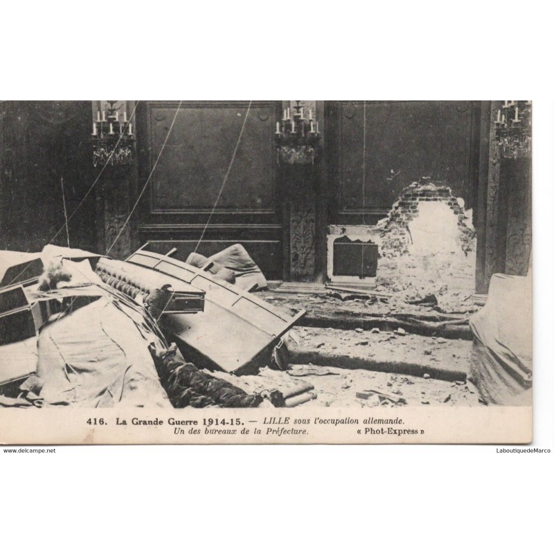59 - Lille - Un des bureaux de la Préfecture - Dos Divisé