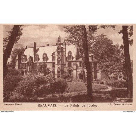 60 - Beauvais - Le Palais de Justice - Dos Divisé