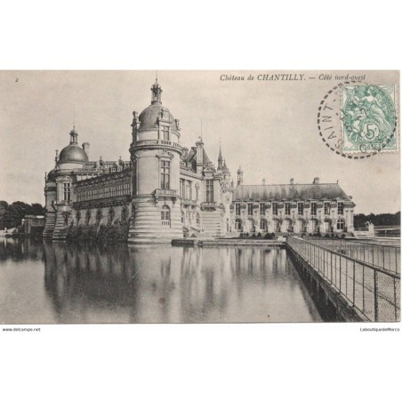 60 - Chantilly le Château - Côté nord-ouest - Dos Divisé
