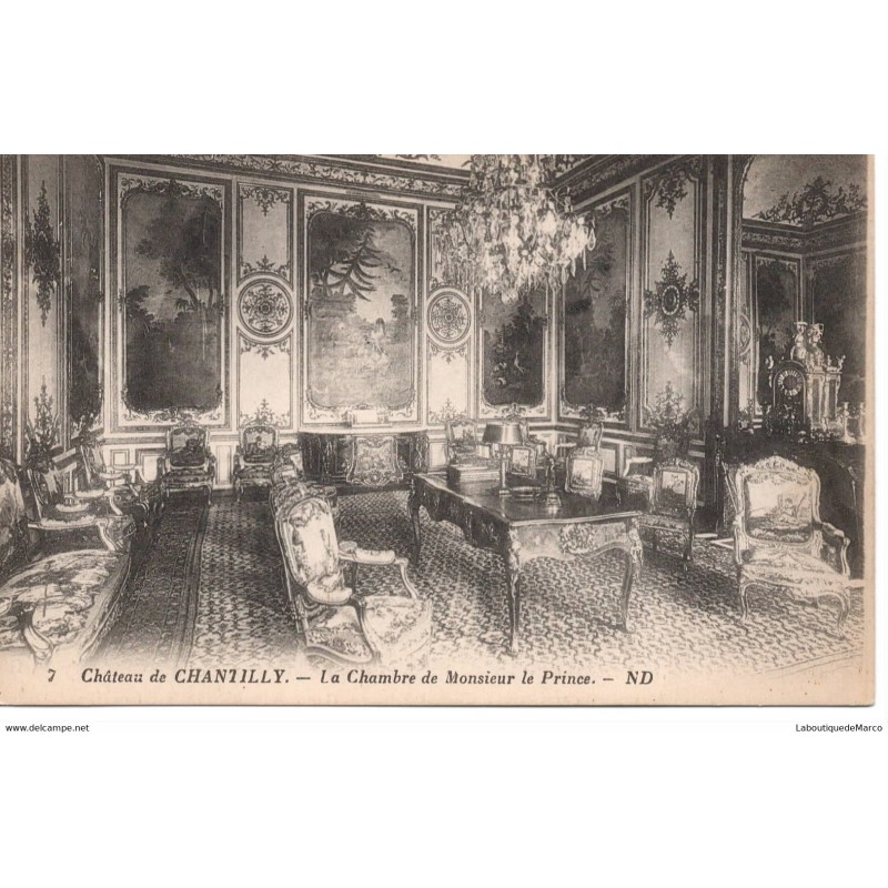 60 - Chantilly - La Chambre de Monsieur le Prince - Dos Divisé